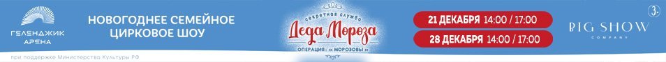 Новогоднее цирковое шоу "Секретная служба Деда Мороза. Операция Морозовы"